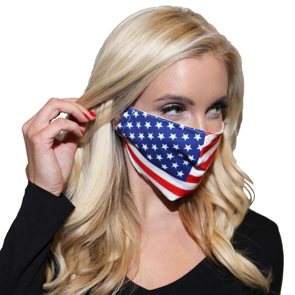Washable American Flag Face Mask - 6 PACK!!!